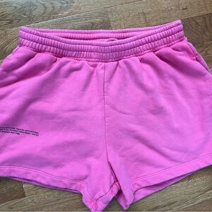 Pangaia Organic Cotton Shorts Pink Women’s Small Peppermint Treated
